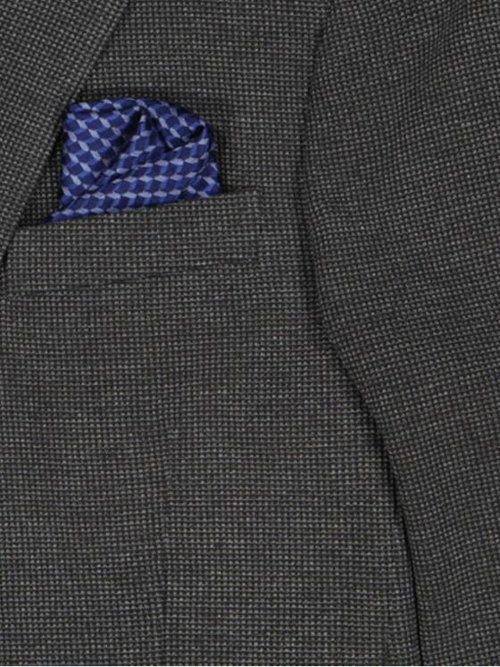 engbers Herren Einstecktuch strukturiert Saphirblau 36775