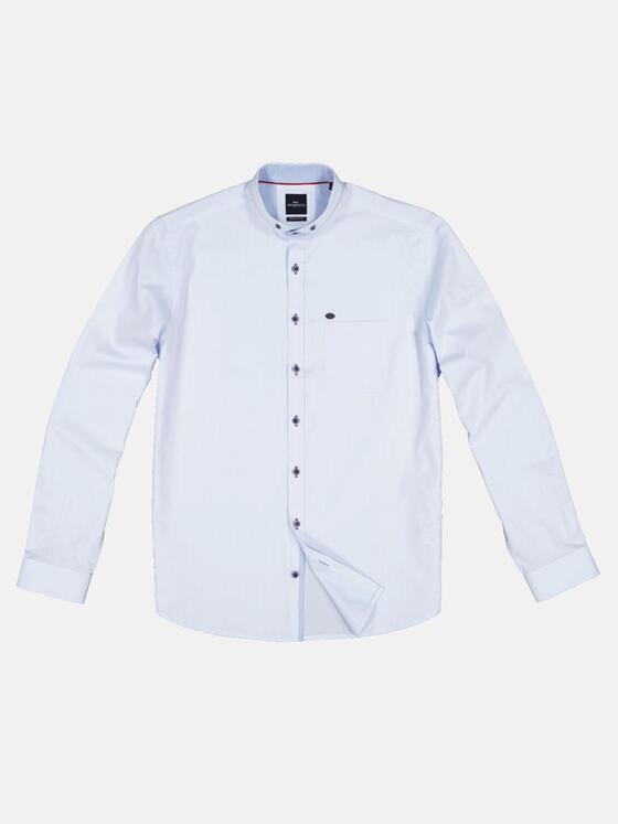 engbers Herren Langarm-Hemd uni Hellblau 32817