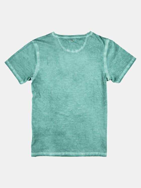 emilio adani Herren Rundhals T-Shirt Türkis 25706