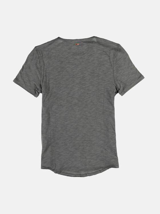 emilio adani Herren Rundhals T-Shirt Grau 24114
