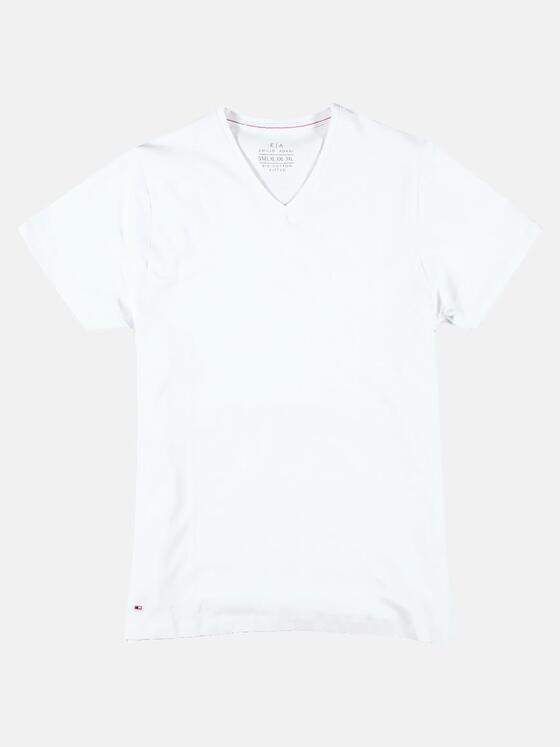 emilio adani Herren Basic-Shirt "My Favorite" Reinweiss 33490