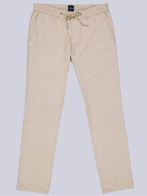 engbers Herren Chino mit Tunnelzug Sand 39012