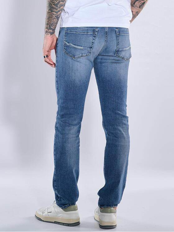 emilio adani Herren Super-Stretch-Jeans slim fit Blau 38348