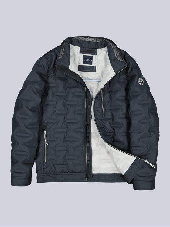 engbers Herren Jacke mit dezenter Struktur Saphirblau 39305