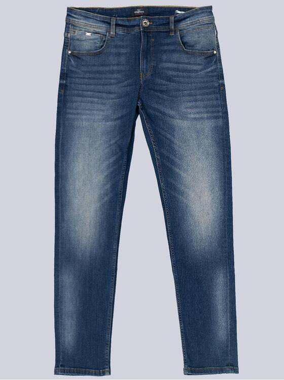 engbers Herren Super-Stretch-Jeans slim fit Marineblau 37401