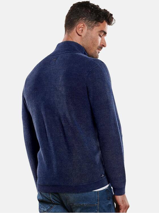 engbers Herren Pullover Stehbund Indigoblau 32444