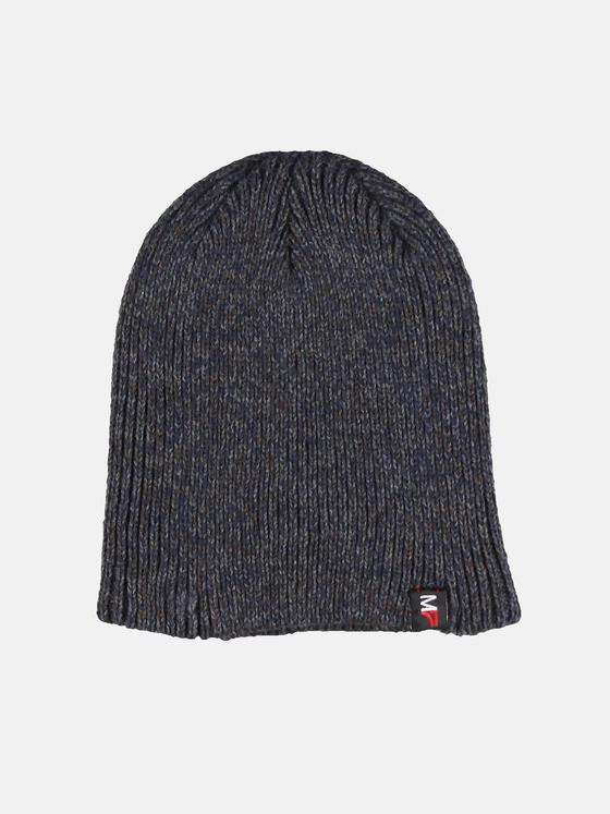 emilio adani Herren Lässige Strickmütze Blau 30456