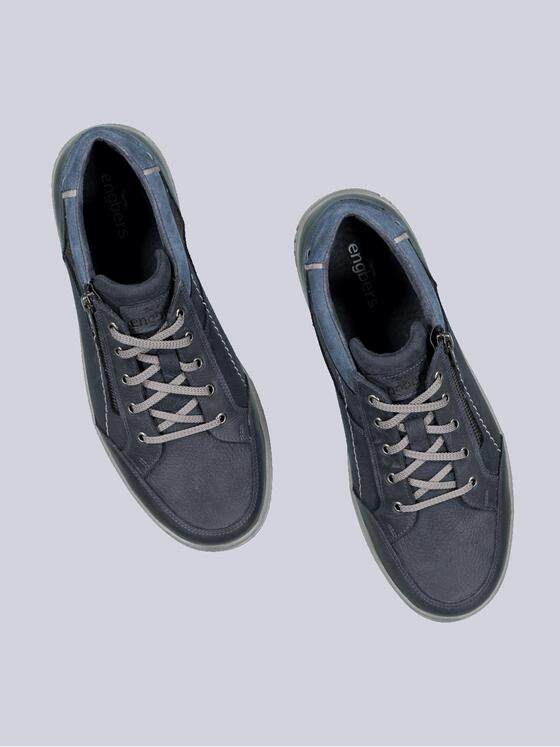 engbers Herren Sneaker mit Reißverschluss Blau 35630