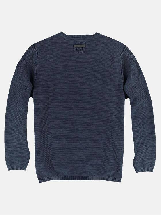 engbers Herren Pullover V-Ausschnitt Blau 24363
