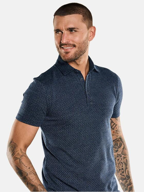 emilio adani Herren Poloshirt Blau 33275