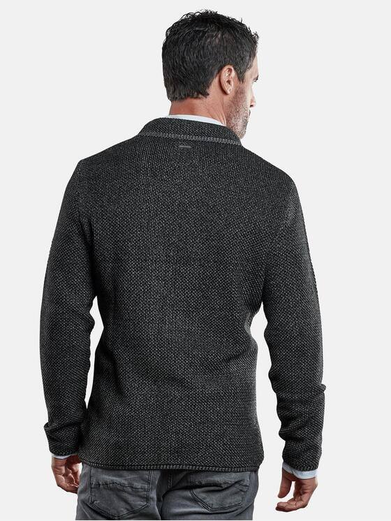 engbers Herren Hochwertiges Stricksakko Schwarz 28952