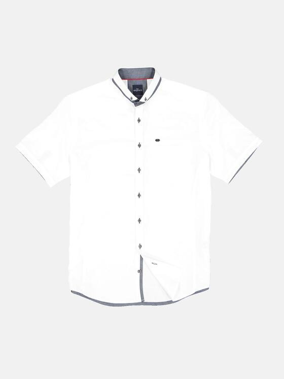 engbers Herren Kurzarm-Hemd uni Weiß 34272