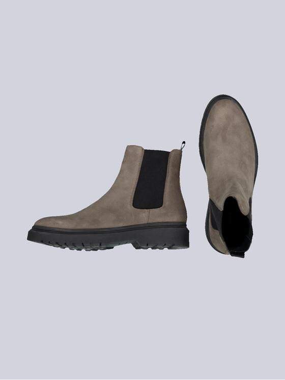 emilio adani Herren Boots aus Leder Beige 35449