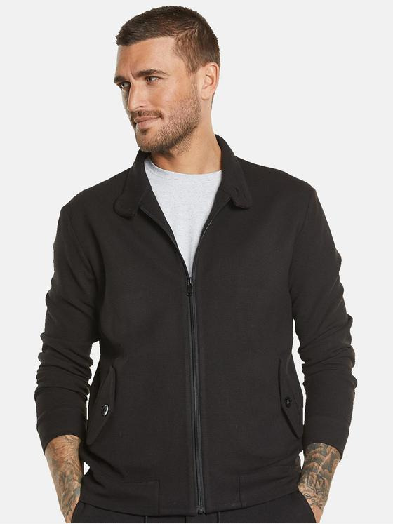 emilio adani Herren Jacke strukturiert Schwarz 34601