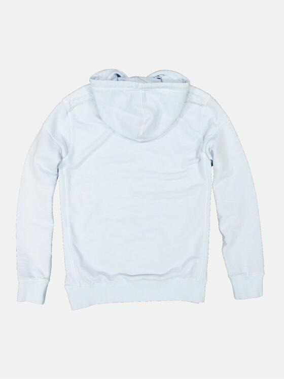 emilio adani Herren Sweatshirt mit Kapuze Blau 34700