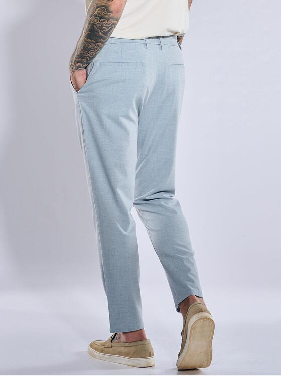 emilio adani Herren Anzug-Hose slim fit Blau 36534