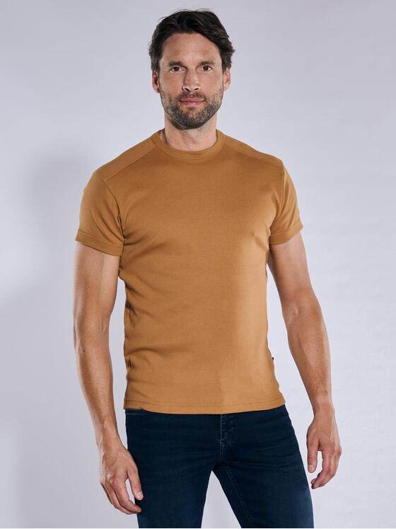 engbers Herren Basic-Shirt "My Favorite" organic Cognac 37781