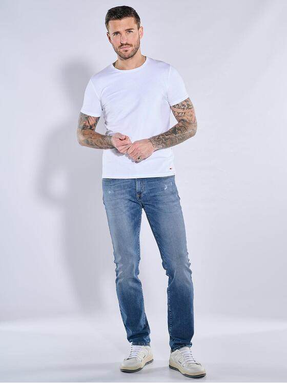 emilio adani Herren Super-Stretch-Jeans slim fit Blau 38348