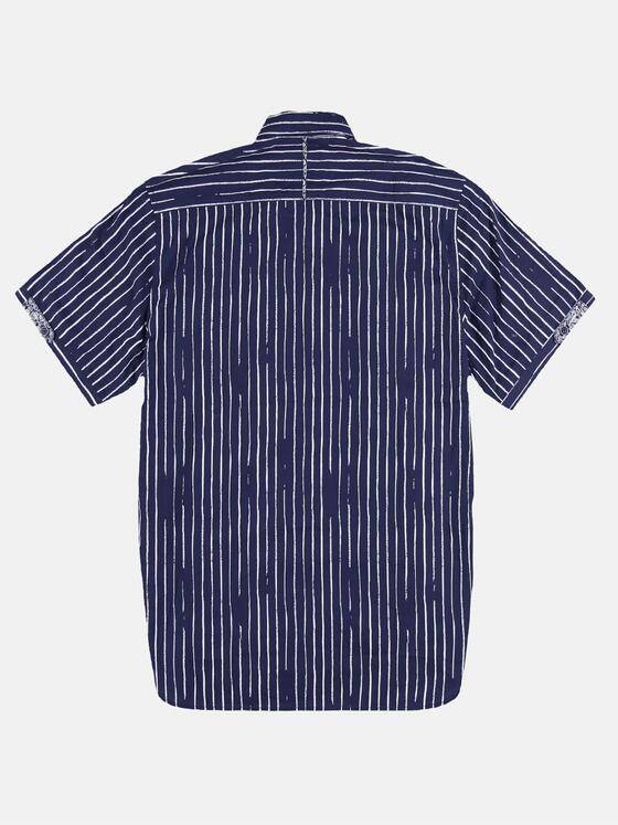 engbers Herren Modisches Streifenhemd Marineblau 29516