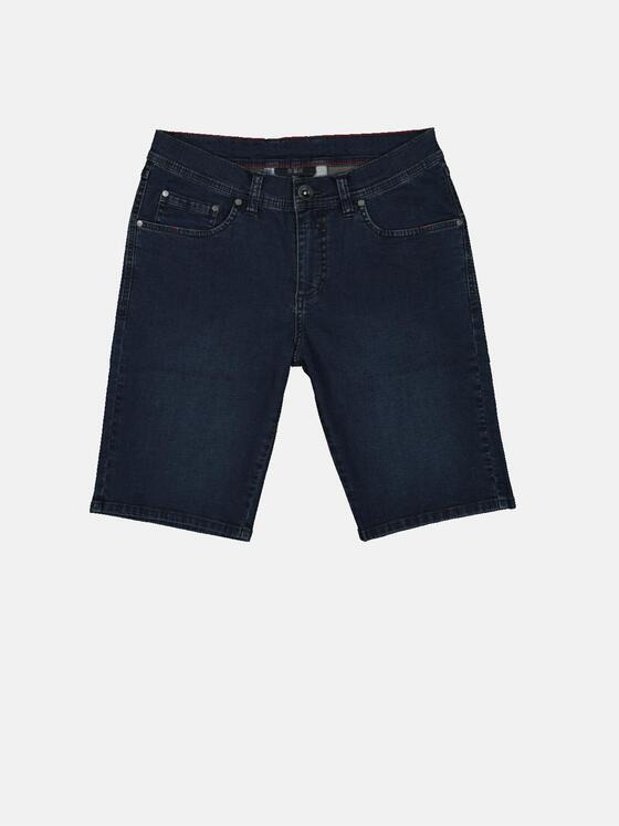 engbers Herren Bermuda 5-Pocket in Black-Färbung Anthrazit 33192