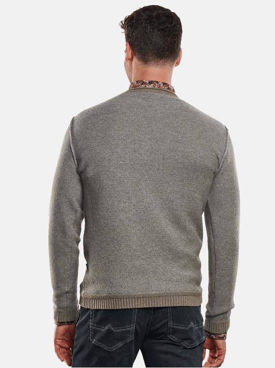 engbers Herren Pullover mit Kaschmiranteil Beige 32350