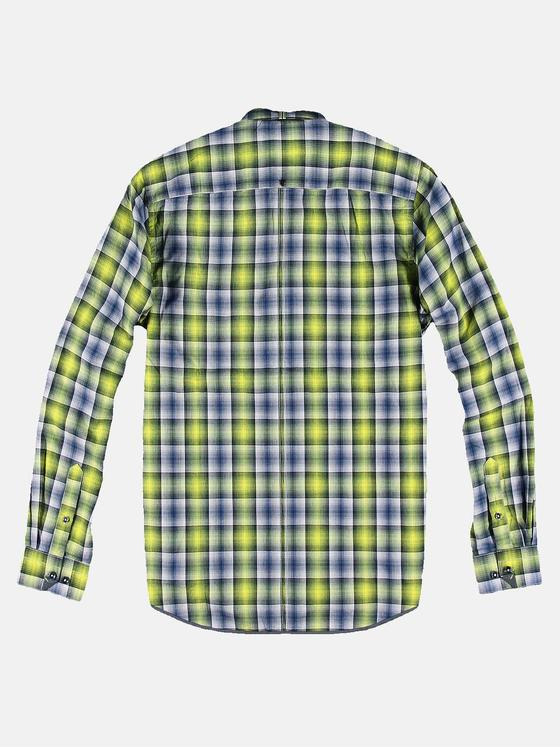 engbers Herren Karohemd Limonengelb 30146