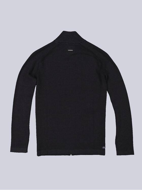 engbers Herren Cardigan uni Grau 36140