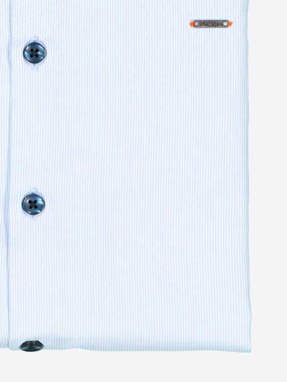 emilio adani Herren Langarm-Hemd uni Hellblau 37284