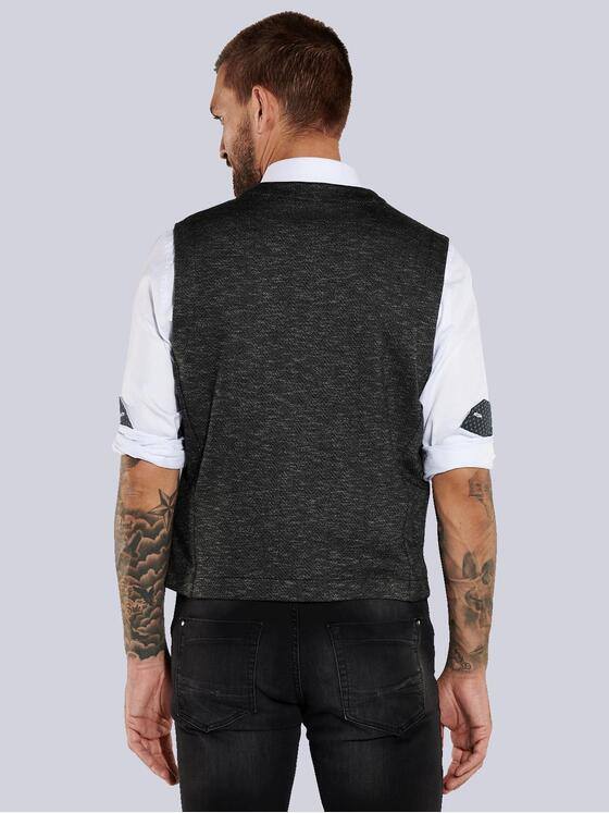 emilio adani Herren Sakko-Weste slim fit Grau 36029