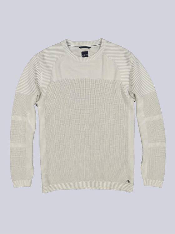 engbers Herren Pullover strukturiert Grau 35616