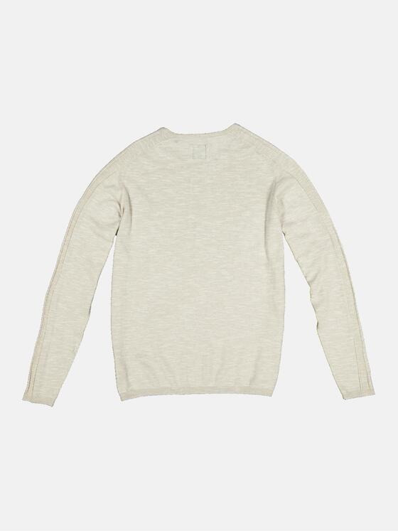 ENGBERS GERMANY Herren Pullover meliert Beige 35082