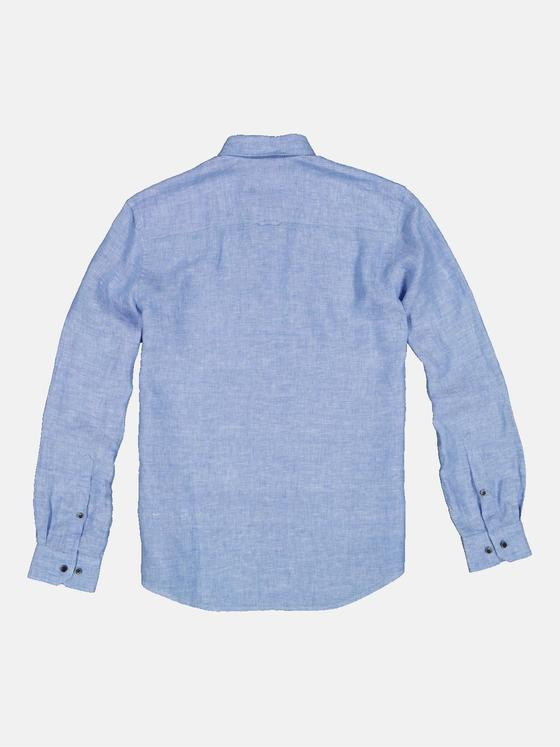engbers Herren Langarm-Hemd regular Blau 35023