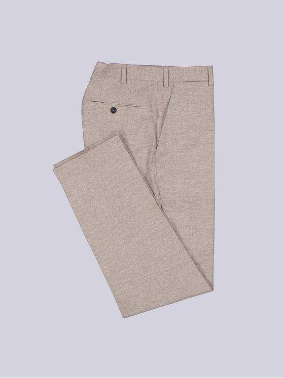 emilio adani Herren Anzughose meliert Beige 39474