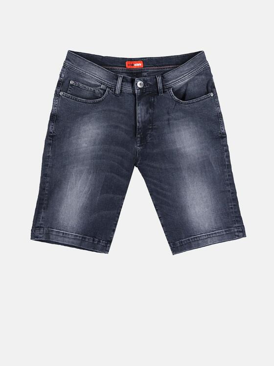 emilio adani Herren Hochelastische Bermuda mit authentischer Waschung Blau 29861