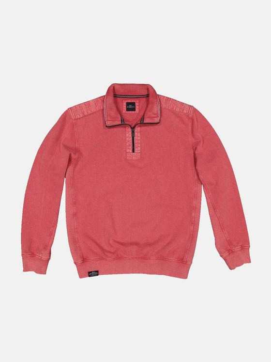 engbers Herren Sweatshirt mit Stehkragen Hellrot 34854