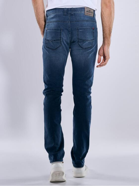 engbers Herren Jeans 5-Pocket Superstretch Blau 37058