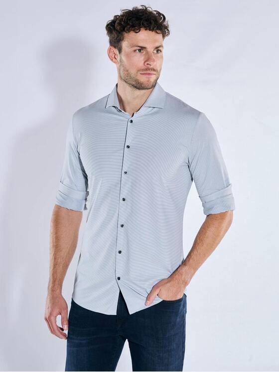 emilio adani Herren Hemd uni Brilliantblau 39853