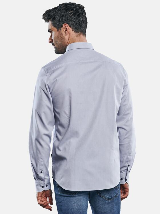 engbers Herren Hemd mit edlen Teilungsnähten Hellgrau 30938