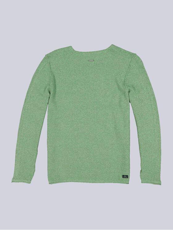 engbers Herren Pullover strukturiert Grün 34286