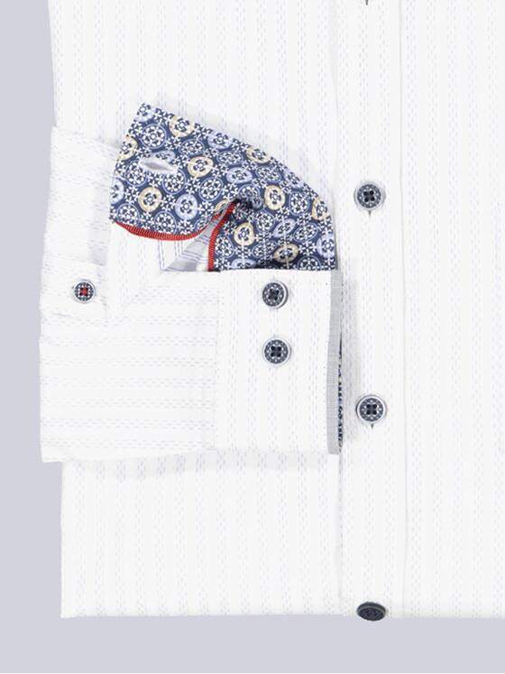 engbers Herren Langarm-Hemd "My Favorite" Blau 36117