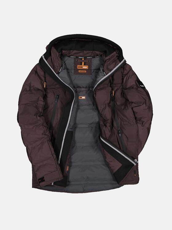emilio adani Herren Jacke mit wasserdichten Zippern Rot 32252