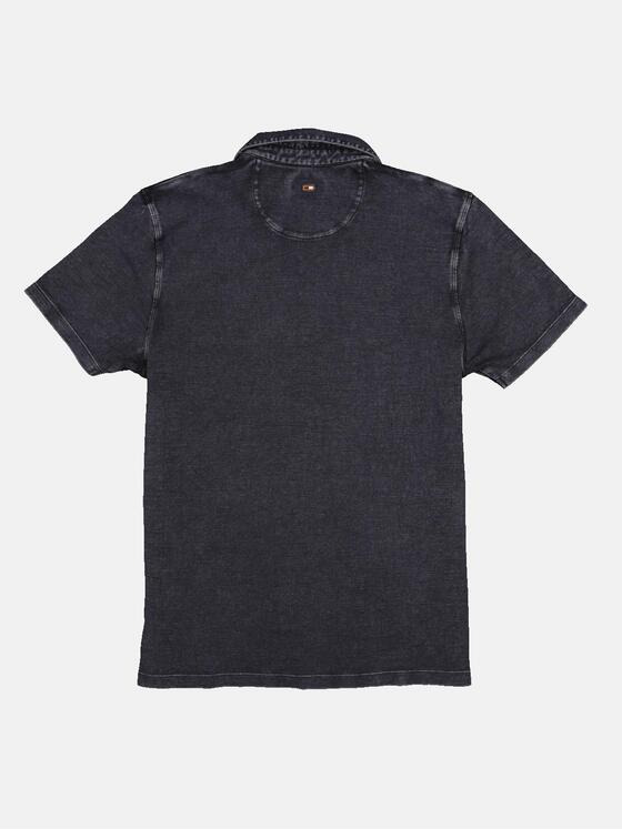 emilio adani Herren Polo-Shirt strukturiert Grau 33017