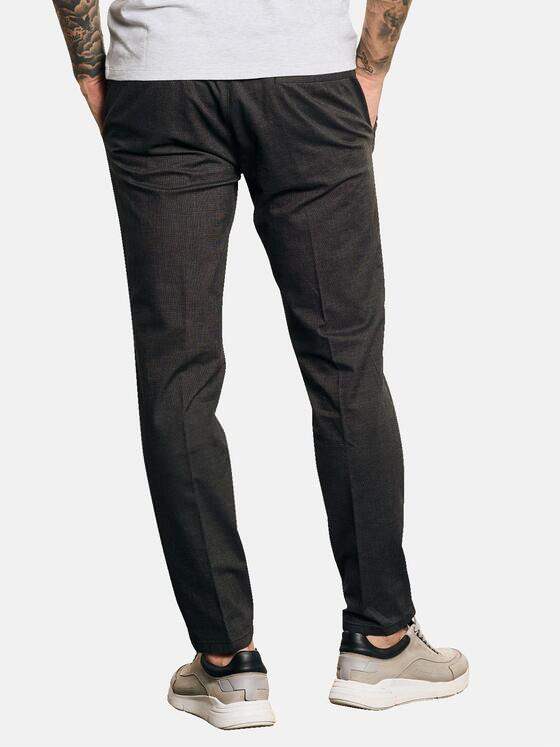 emilio adani Herren Baumwoll-Hose mit Comfort-Stretch-Anteil Grau 32759