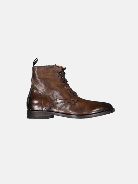 emilio adani Herren Boot mit seitlichem Reißverschluss Braun 33596