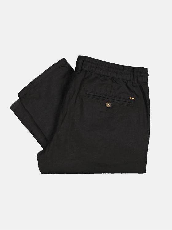emilio adani Herren Chino mit Leinen-Anteil Grau 33160