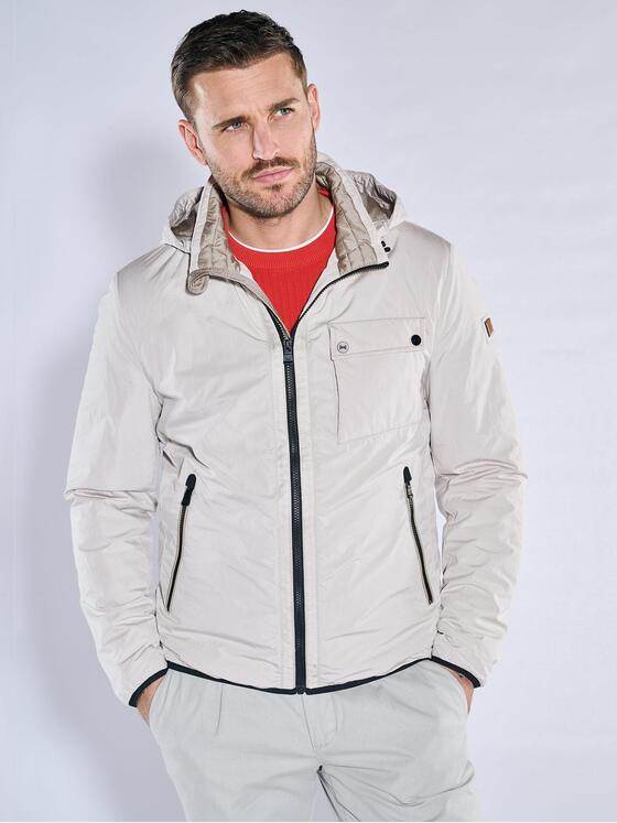 emilio adani Herren Jacke mit Funktionsdetails Weiß 38297