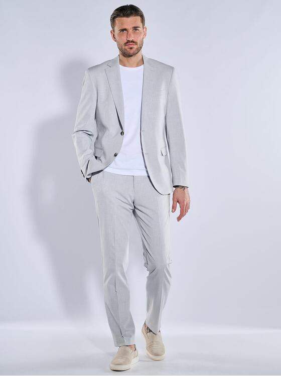 emilio adani Herren Anzug-Hose slim fit Grau 38864
