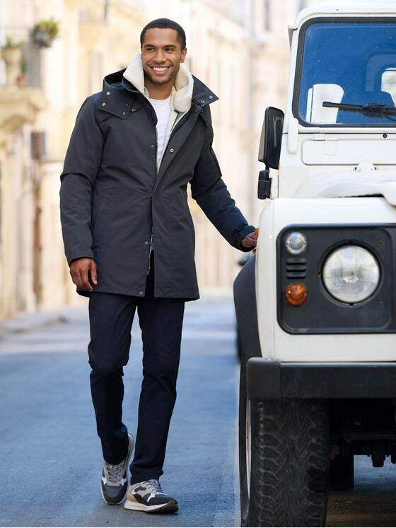 emilio adani Herren 2 in 1 Jacke mit Funktion Grau 39328