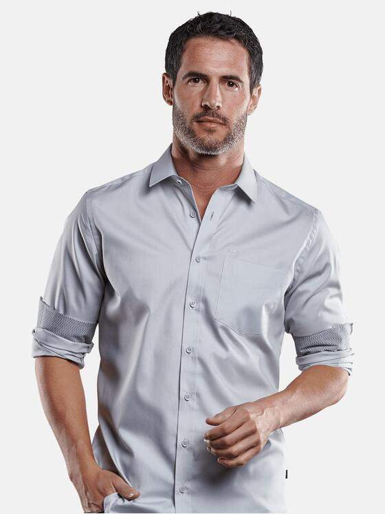 engbers Herren Hemd "My Favorite" Silbergrau 34412