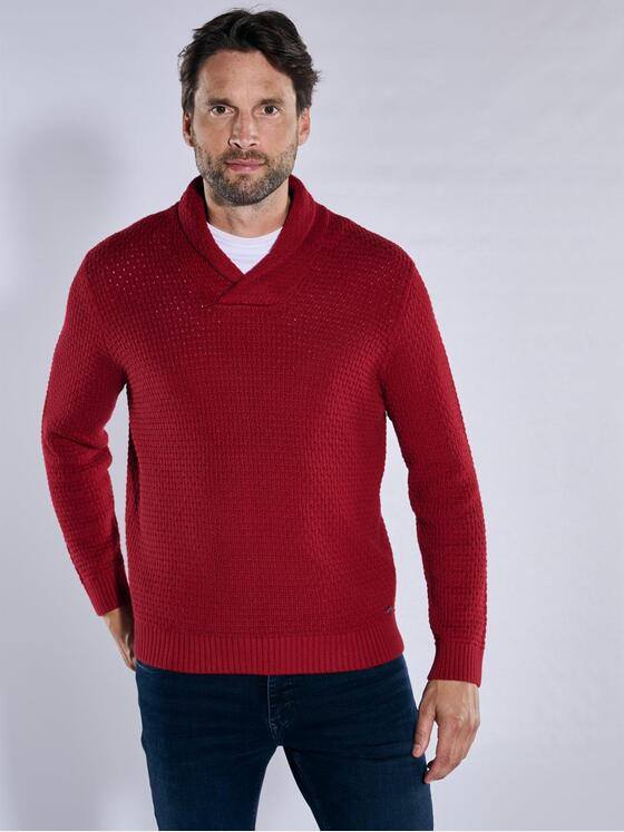 engbers Herren Pullover regular Feuerrot 37616